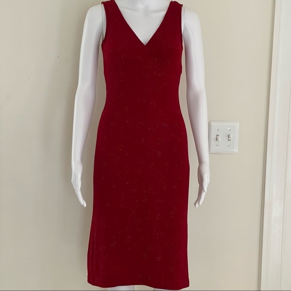 City Triangles Midi Red Dress size Small - Picture 1 of 11
